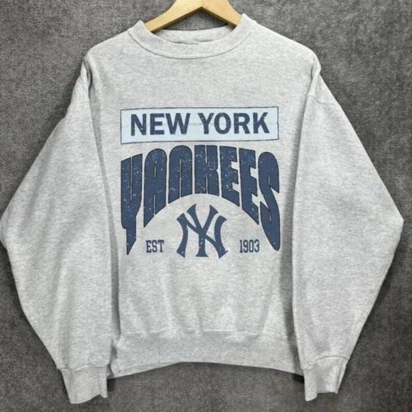 Tops - New York Est 1903 Baseball Sweashirt New York Baseball  Sweater
